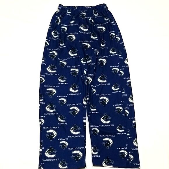 🎁5/$25 NHL Vancouver Canucks Youth Sleep Pants Size 10/12 - Picture 1 of 6
